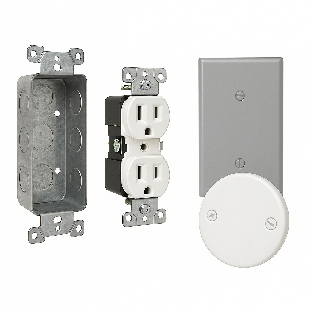 Electrical Boxes, Outlets & Covers