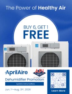 AprilAire Dehumidifer Promotion