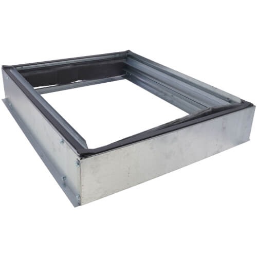 Rheem® RXHF-17 External Filter Rack, 16 x 20 in Filter, 3-1/4 in H, 21 in W, 17-1/2 in D, Metal, Galvanized