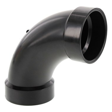 IPEX® 397022 90 deg Elbow, 2 in, Hub, PVC, For Use With: System 1738 Flue Gas Venting Systems