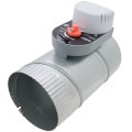 Aprilaire® 6506 Ventilation Damper, Round Duct, 6 in Dia, 24 V, Motorized: Yes, Galvanized Steel, 6 W