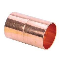PPG 55333X Coupling with Rolled Stop, 5/8 in OD (1/2 in ID), Copper x Copper