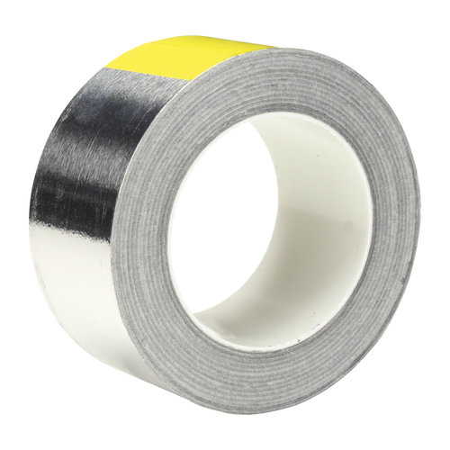3M™ 051125-65822 Foil Tape, 2 in W, 36 yd L, 2 mil Thick, Aluminum, 19 lb/in Tensile Strength, Silver