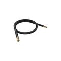 Navac NHB1 Big Boy Charging Hose, 6.5 ft, 1/4 in to 3/8 in Fittings, Black