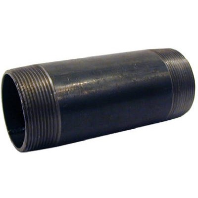 BRAMEC® 583-070HC Pipe Nipple, 1/2 in x 7 in, Black Steel, Threaded
