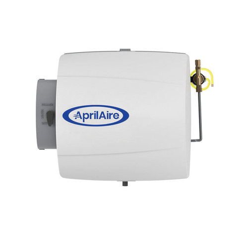 Aprilaire® 500 Small Bypass Evaporative Humidifier, 12 gpd, 24 V, 3600 sq-ft Coverage, 13 in H, 10-1/4 in W, 15-5/8 in D