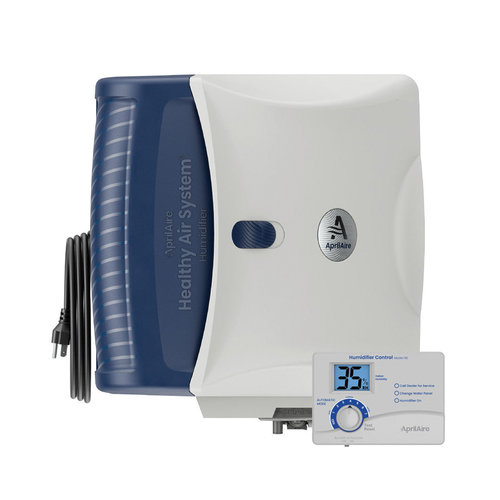 Aprilaire® 720A Fan-Powered Evaporative Humidifier, 21 gpd, 120 V, 18 in H, 16-1/2 in W, 11 in D