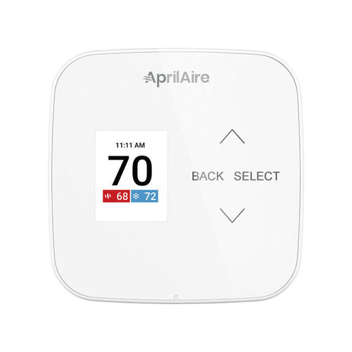 Aprilaire® S84 Series S84N1H1C Programmable Thermostat, 24 V, 1H/1C-Stage, Battery, AA, LCD Display, 1 to 2.5 A