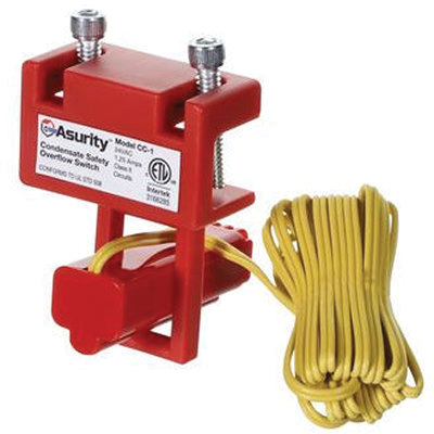 Asurity™ CC-1 Condensate Float Switch, 24 V Control, SPST Switch Contact, NC, 1.5 A, 2-Wire, 5 ft L Lead