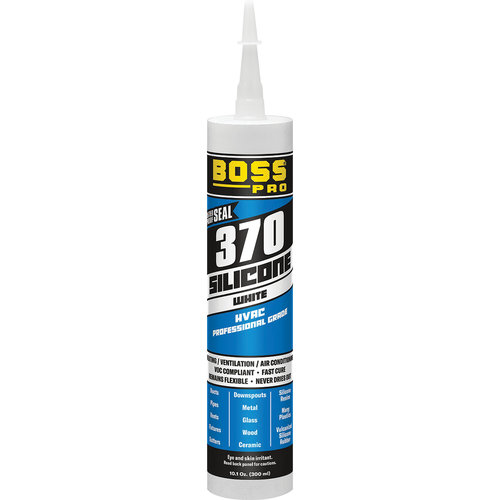 BOSS® by Soudal 142271 HVAC Professional Grade Sealant, Aluminum, 10.1 oz, Cartridge, 24 hr Cure, Paste