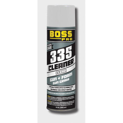 BOSS® by Soudal 142905 Gun Foam Cleaner, Liquid, 12 oz, Aerosol Can, Clear, Acetone Odor / Scent,-20 deg C Flash Point