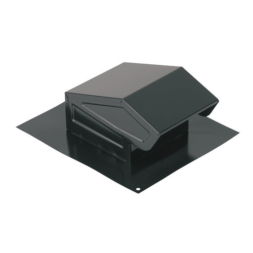 Broan-NuTone® 636 Roof Cap With Damper and Birdscreen, For Duct Size: 3 in, 4 in, 11 in L, 9-1/4 in W, Steel