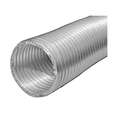 Builders Best® 110404 Plain End Flexible Pipe, 4 in ID, 8 ft L, 6 in-WG Max Working Pressure, Aluminum