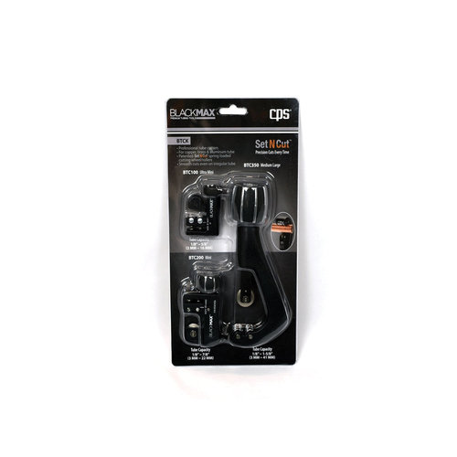 CPS® BlackMax® BTCK Tube Cutter Kit, Applicable Materials: Aluminum, Brass, Copper, Aluminum Body