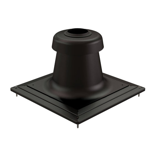 Centrotherm InnoFlue ISCP03 Chimney Cover, 3 in, Polypropylene, 15.7 in L, 9.6 in W, Black