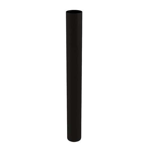 Centrotherm InnoFlue ISEP0439 End Pipe, 39.4 in L, 4.3 in OD, Polypropylene, For Pipe Size: 4 in, Black