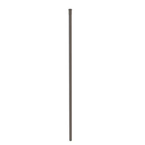Centrotherm InnoFlue ISVL0210 Single Wall Vent Length Pipe, 124.3 in L, 3 in OD, 120 in L Effective Length, Gray