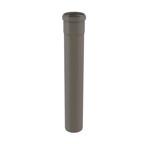 Centrotherm InnoFlue ISVL042 Single Wall Vent Length Pipe, 28 in L, 5.1 in OD, 24 in L Effective Length, Polypropylene