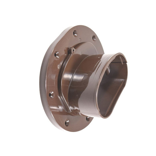 Cover Guard CGWLFLBE Wall Flange, Brown, 4-1/2 in