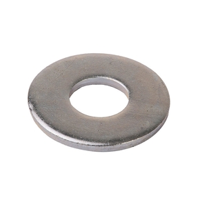 Devco 6704 Flat Washer, 7/16 in ID, 1 in OD, Steel, Zinc-Plated