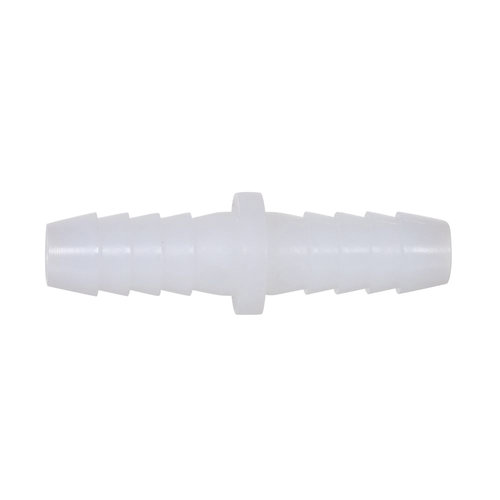 Devco 701-032 Hose Mender, 3/8 in x 3/8 in, Barbed x Barbed, Material Construction: Nylon, White