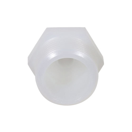 Devco 701-043 Adapter, 3/8 in x 3/4 in, Barbed x MIPT, Material Construction: Nylon, White