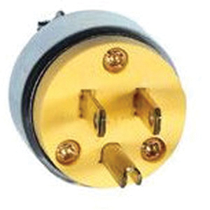 Devco ED2867 Armored Plug, 125 V, 15 A, 1/4 to 5/8 in Dia Cord