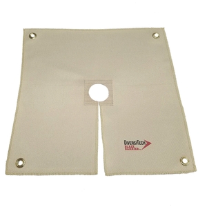 DiversiTech® 16510 Heat-Resistant Cloth, 18 in H, 18 in W, Silica Fabric