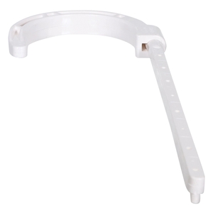 DiversiTech® 515-J3000 Swiveling J-Hook, For Pipe Size: 3 in, PVC, 9 in L, White