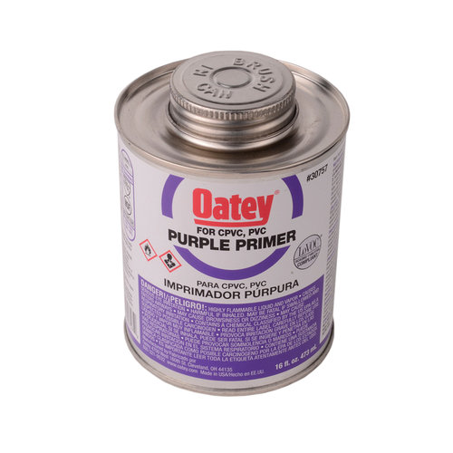 DiversiTech® 530-30757 Primer, Applicable Materials: CPVC, PVC, 16 fl-oz, Purple