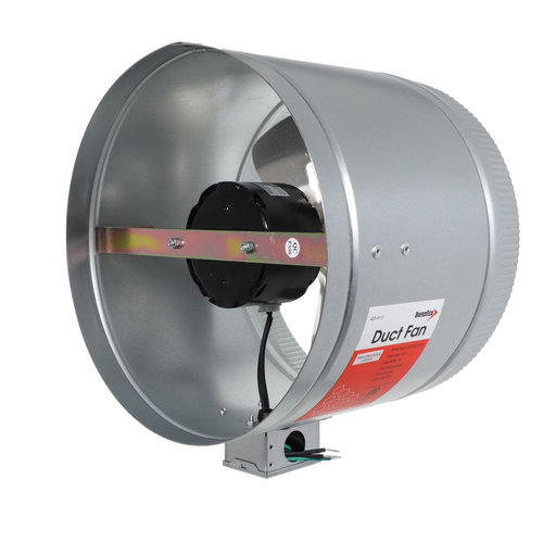 DiversiTech® 625-AF10 Duct Fan, 650 cfm, 120 V, 0.7 A, 60 W, 10 in Dia, 8 in H
