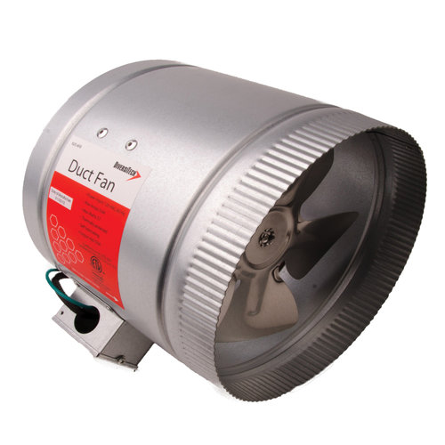 DiversiTech® 625-AF8 Duct Fan, 420 cfm, 120 V, 0.64 A, 37 W, 8 in Dia, 7-1/4 in H