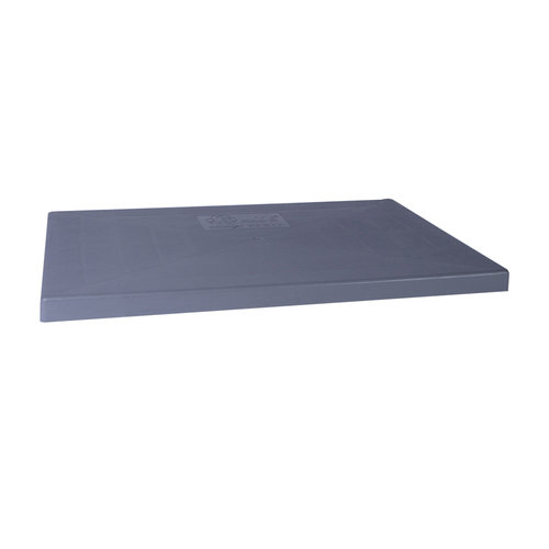 DiversiTech® E Lite® EL1838-3 Equipment Pad, 1000 lb Load, 3 in H, 38 in W, 18 in D, Polypropylene, Gray
