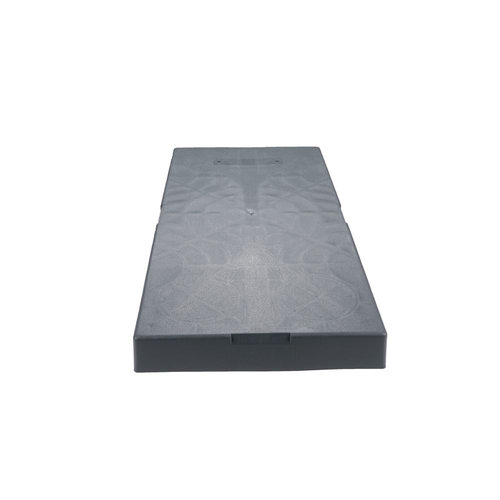 DiversiTech® E Lite® EL1838-3 Equipment Pad, 1000 lb Load, 3 in H, 38 in W, 18 in D, Polypropylene, Gray
