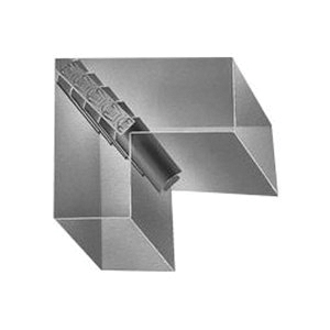 Duro Dyne® 004002 Vane Rail, Steel, 24 ga Gauge, Galvanized, 100 ft L, 4-1/2 in W
