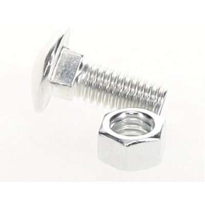 Duro Dyne® DYN-O-MATE® 021060 Nut and Bolt Set, 3/8 in Dia, Steel, For Use With: Threaded Rods