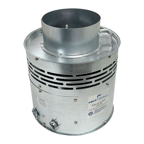 Field Controls Fan-in-a-Can 603400700 Oil/Gas Combustion Air System, Oil/Gas Combustion Air System, 120 V, 0.8 A