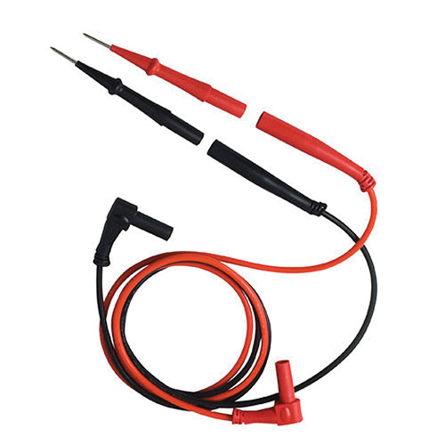 Fieldpiece ADLS2 Straight Removable Deluxe Silicone Test Lead, L-Shaped Banana, 3 ft L Cable