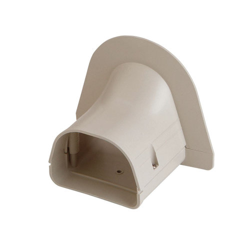Fortress® 84034 Soffit Inlet, Ivory, Polypropylene, 3-1/2 in, 3-1/2 in L, 6 in W, 4-7/8 in H
