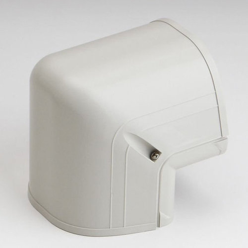 Fortress® 84123 90 deg Outside Vertical Elbow, Ivory, PVC, 4-1/2 in, 5-1/4 in L, 5-1/4 in W, 3-1/2 in H