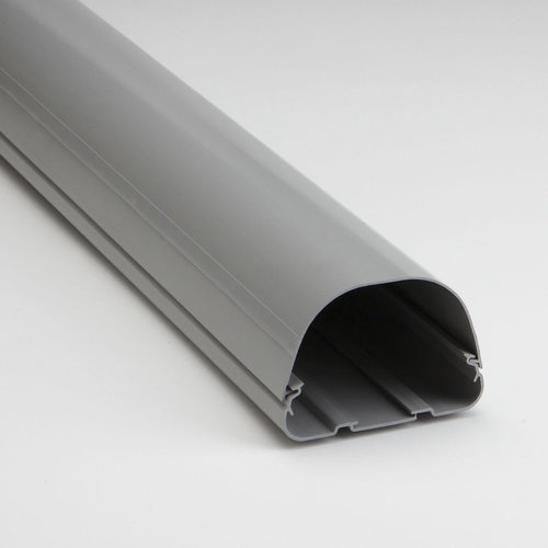 Fortress® 84144 Duct, Gray, PVC, 4-1/2 in, 90 in L, 4-5/8 in W, 3-1/4 in H