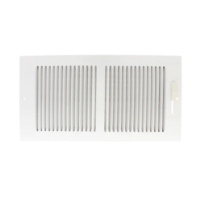 Hart & Cooley® 661 Series 010823 Register, For Duct Size: 12 x 6 in, Ceiling, Sidewall Installation/Mounting, Steel