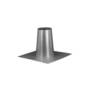 Hart & Cooley® RTF Series 016319 Tall Cone Roof Flashing, 6 in, 26 ga Gauge, Galvanized Steel, 19-1/2 in L, 19-1/2 in W
