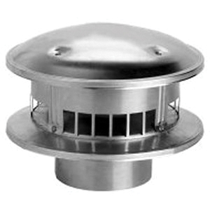 Hart & Cooley® RHW Series 2004207 Rain Cap, 7 in, Aluminum, 7-1/2 in L, For Use With: Type B Gas Vent Systems