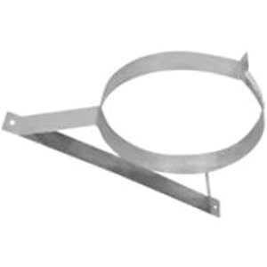 Hart & Cooley® TLCWB Series 502122 Wall Band, 7 in Pipe, Stainless Steel, 17 in W