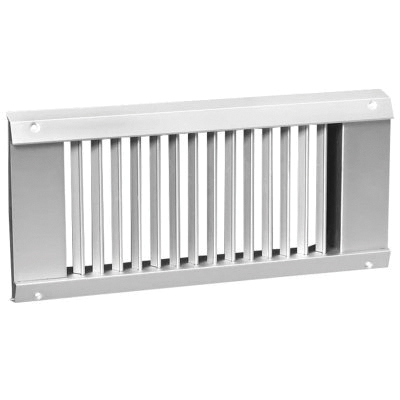 Hart & Cooley® USV Series 558491 Universal Diffuser, For Duct Size: 12 x 4 in, Spiral Duct, Single Deflection