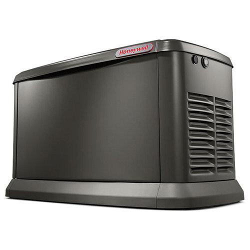 Honeywell 7065 Air Cooled Home Standby Generator, 240 V, 91.6 A, 81.3 A, 22000 W Liquid Propane, 19500 W Natural Gas