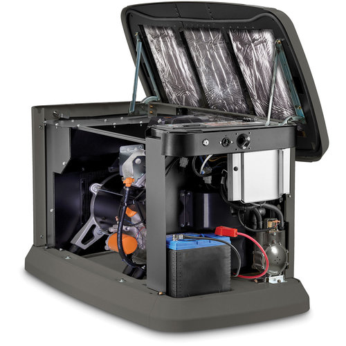 Honeywell 7179 Wi-Fi-Enabled Air Cooled Home Standby Generator, 240 V, 41.7 A, 37.5 A, 3600 rpm, 60 Hz, 1 ph, 61 dB