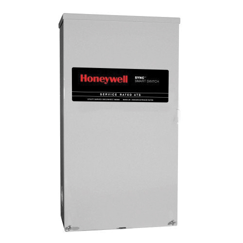 Honeywell Sync™ RXSM150A3 Service-Rated Transfer Switch, 240 V Control, 150 A Switching Current, NEMA 3R NEMA, 20 in H