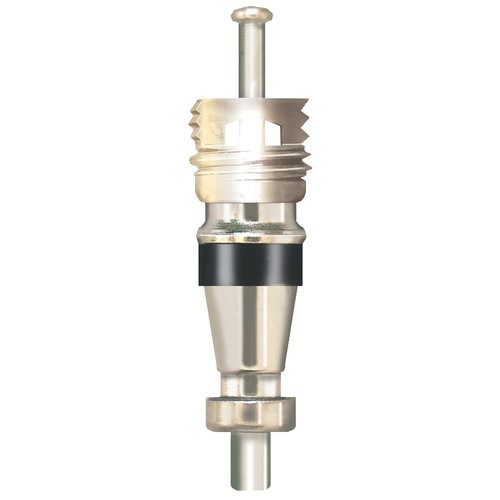 JB Industries A31999-25 Valve Core, 1/4 in, Brass, 800 psi Max Working Pressure, Nickel-Plated